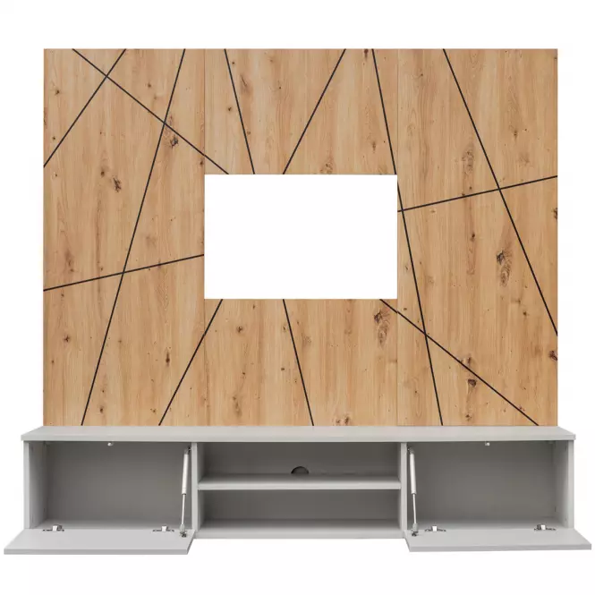 Obývacia stena Xari Pgas Xr G2 Perla Gray/Artisan