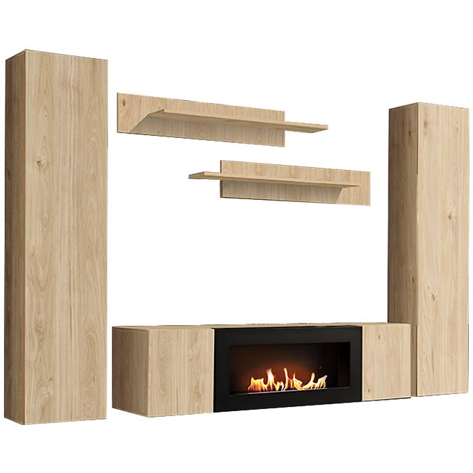 Obývacia stena Fly Hj Fy M1 Hickory Jackson/Biokrb,3