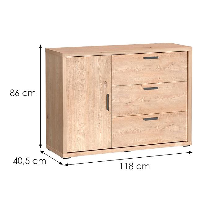 Komoda Grande G1 120 Dub Cremona
