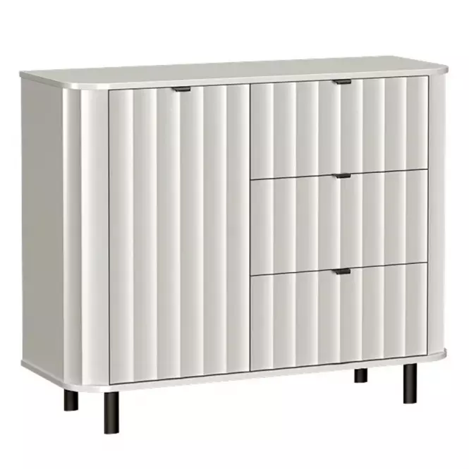 Komoda Novado 3nv 110 Biela klasika