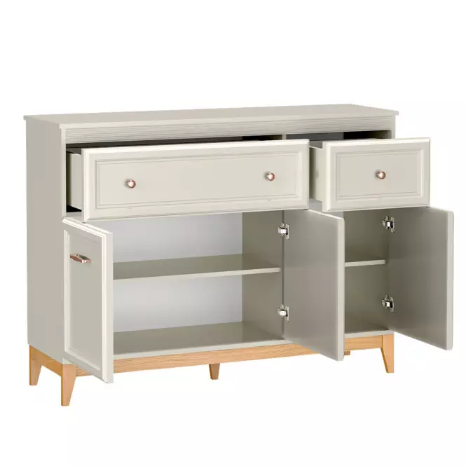 Komoda Windsor 1w 135 Kashmir/Prirodzený dub