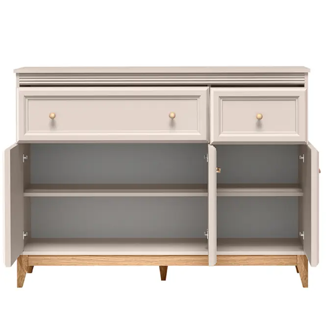 Komoda Windsor 1w 135 kašmír/dub prírodný,6