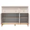 Komoda Windsor 1w 135 kašmír/dub prírodný,6