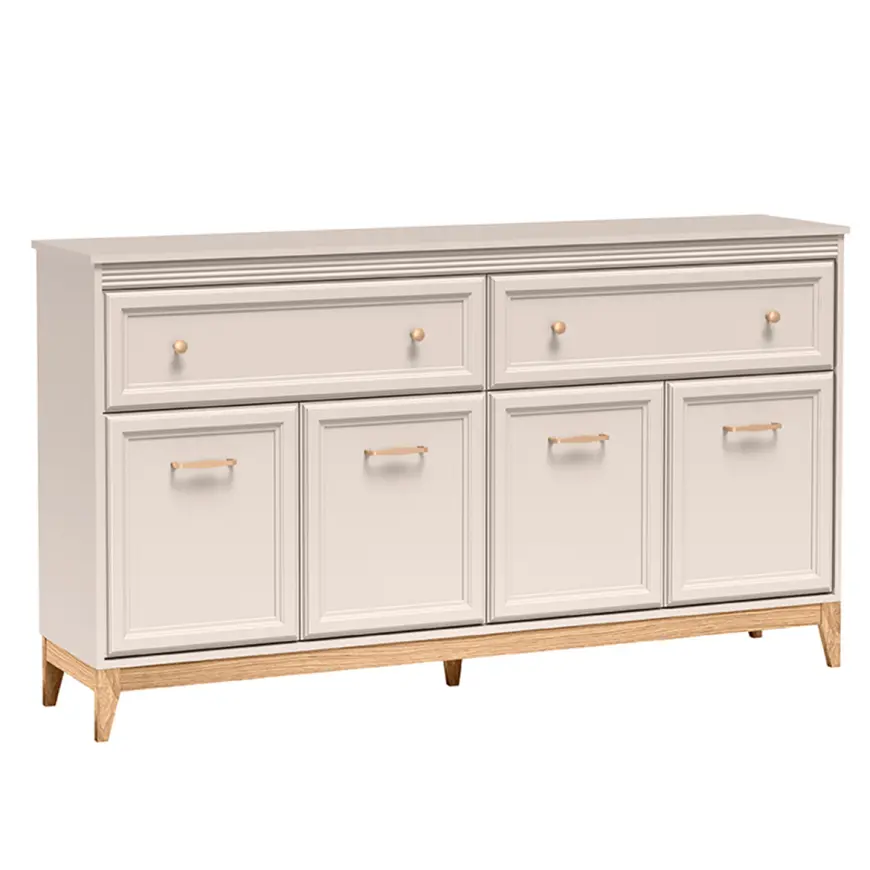 Komoda Windsor 2w 180 kašmír/dub prírodný