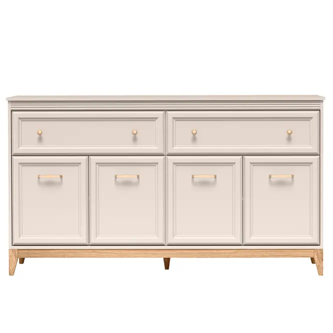 Komoda Windsor 2w 180 kašmír/dub prírodný,3