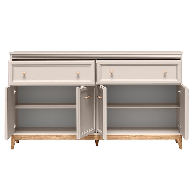 Komoda Windsor 2w 180 kašmír/dub prírodný
