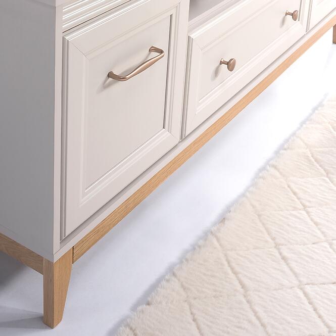 Komoda Windsor 2w 180 kašmír/dub prírodný