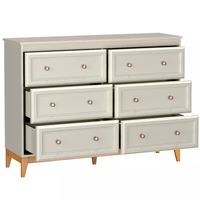 Komoda Windsor 3w 135 Kashmir/Prirodzený dub