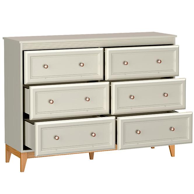 Komoda Windsor 3w 135 Kashmir/Prirodzený dub