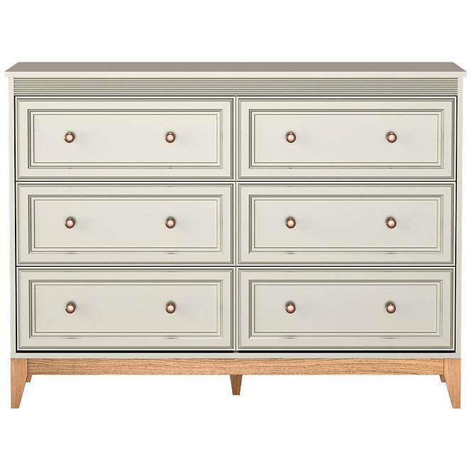 Komoda Windsor 3w 135 Kashmir/Prirodzený dub