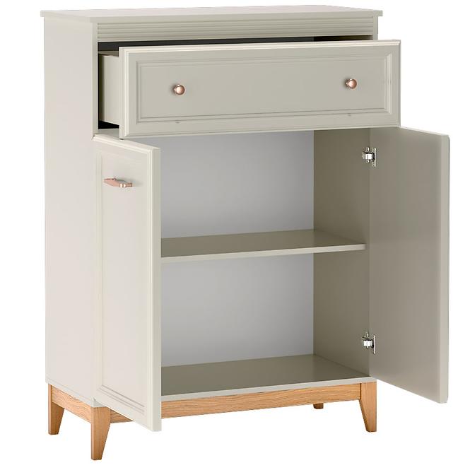 Komoda Windsor 4w 90 Kashmir/Prirodzený dub