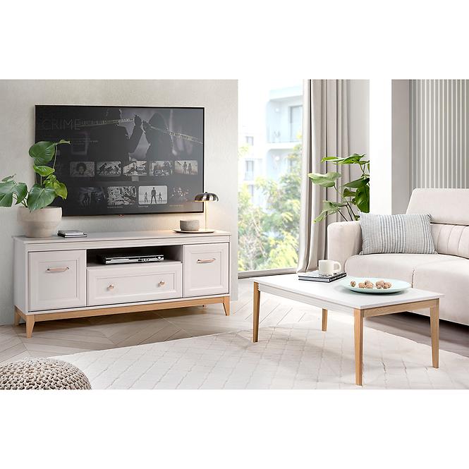 Komoda Windsor 4w 90 Kashmir/Prirodzený dub