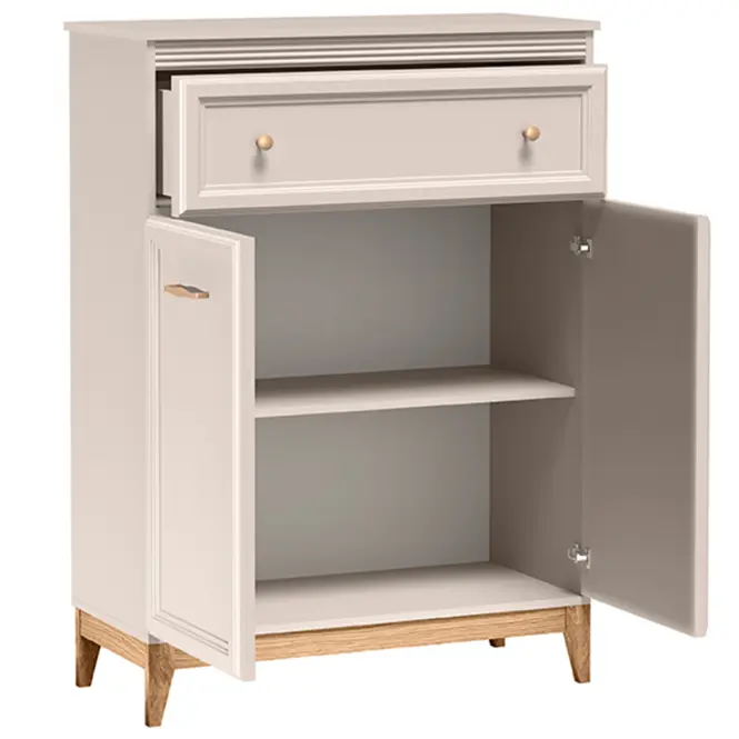 Komoda Windsor 4w 90 kašmír/dub prírodný,5