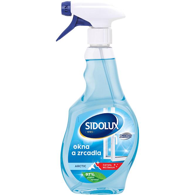 Sidolux okná a zrkadlá Nano Code arktic 500 ml