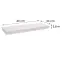 Závesná polička FS 60/24 biela 65080 595x235,2