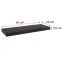 Závesná polička FS 60/24 wenge 65084 595x235,2