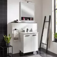 Kúpeľňová skrinka pod umývadlo 60 NOVA biela
