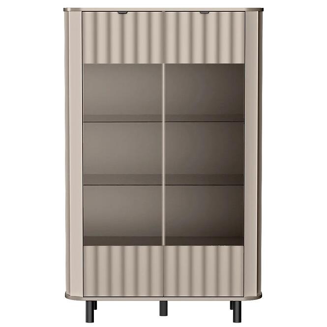 Vitrína nízka Novado 9nv Clay Gray,4