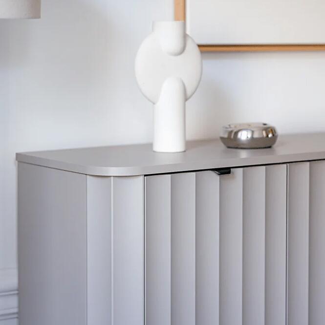 Vitrína nízka Novado 9nv Clay Gray,7