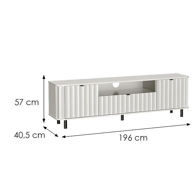 TV stolík Novado 5nv 200 Biela klasika