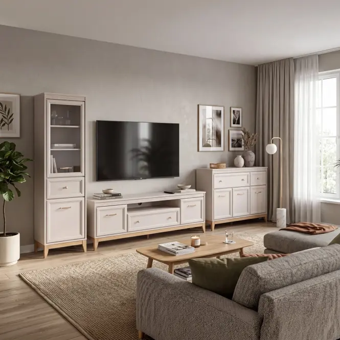 TV stolík Windsor 9w Kašmír/Dub Prírodné