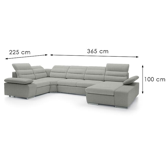 Rohová sedacia súprava Korfu II P Aragon 83