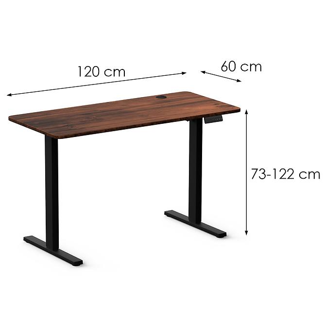 Písací stôl Control+ 120 Lv0861 Drevená farba,2
