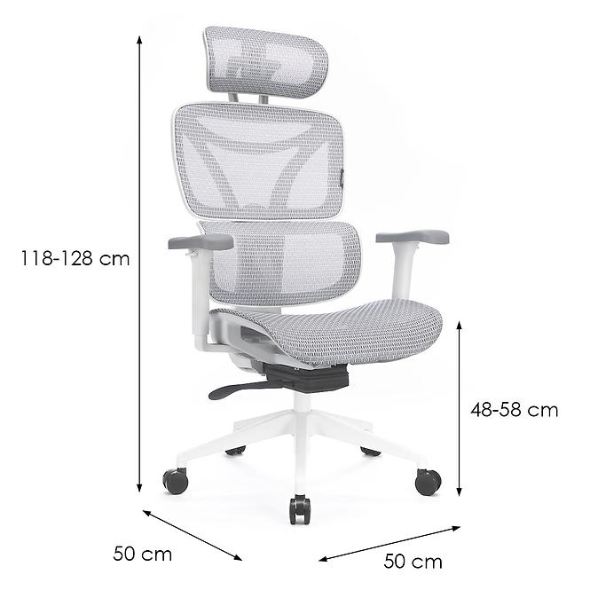 Kancelárske kreslo Control Series Lv0655 Biela