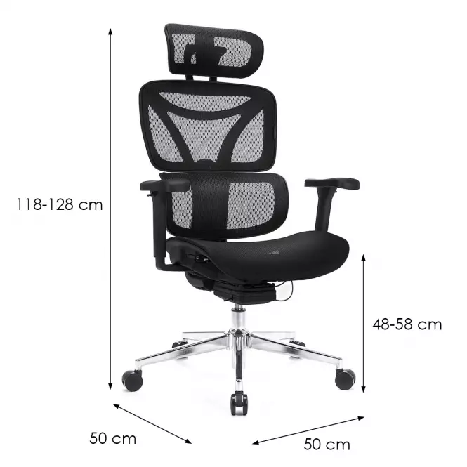 Kancelárske kreslo Control Pro Lv0656 Čierna