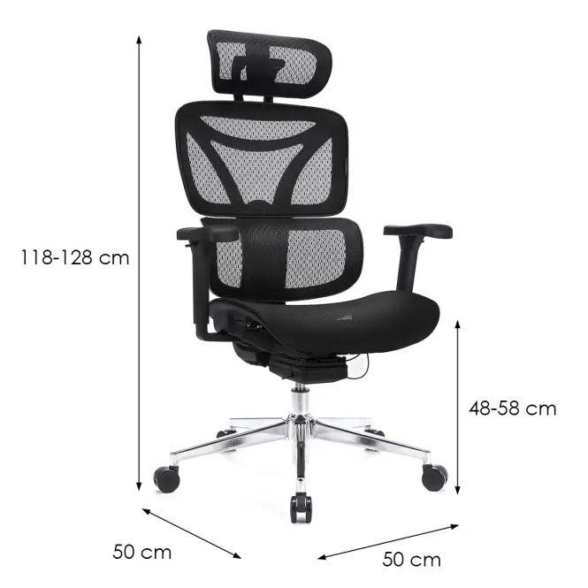Kancelárske kreslo Control Pro Lv0656 Čierna,2