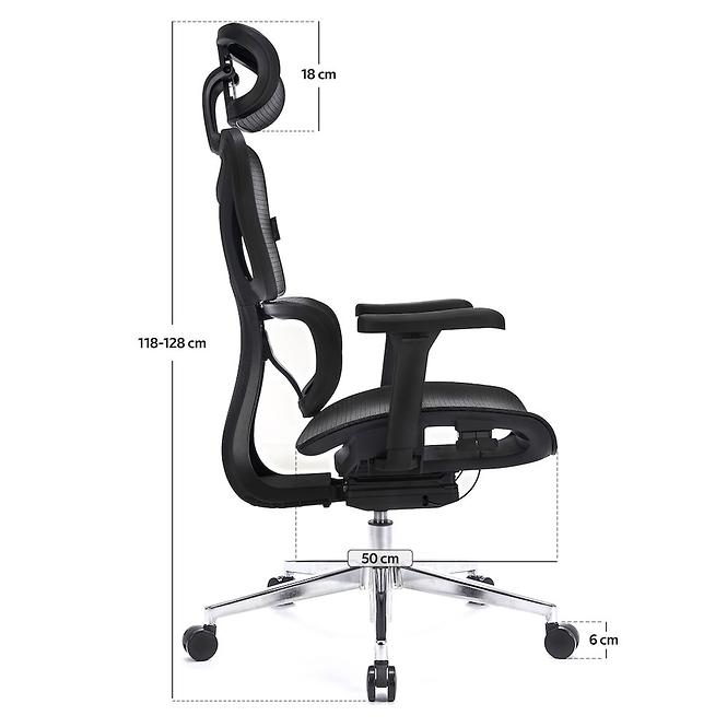 Kancelárske kreslo Control Pro Lv0656 Čierna