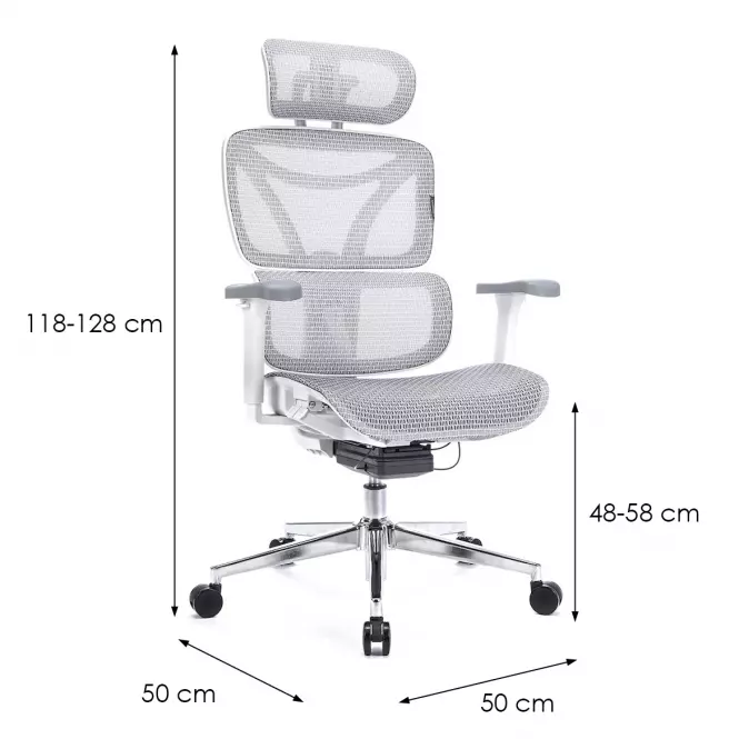 Kancelárske kreslo Control Pro Lv0657 Biela