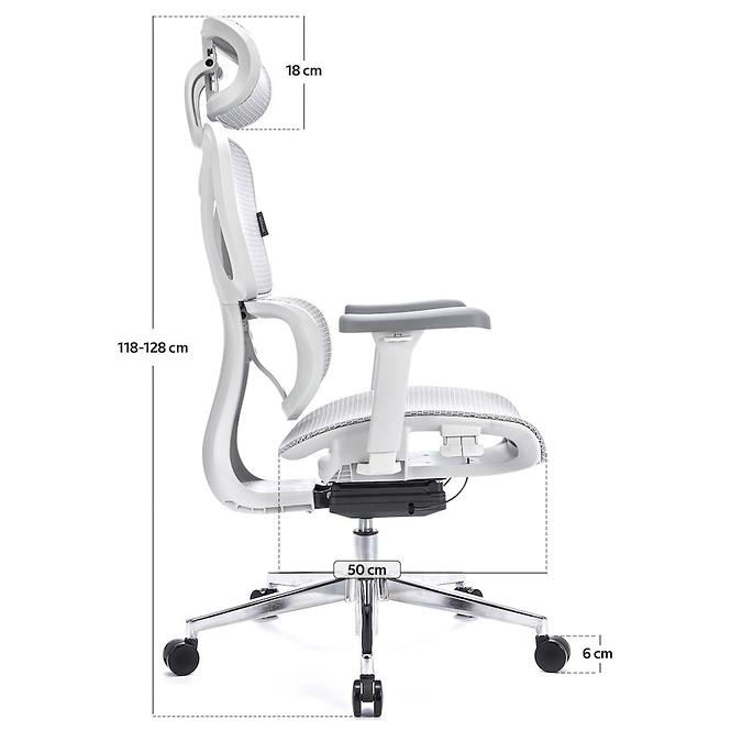 Kancelárske kreslo Control Pro Lv0657 Biela