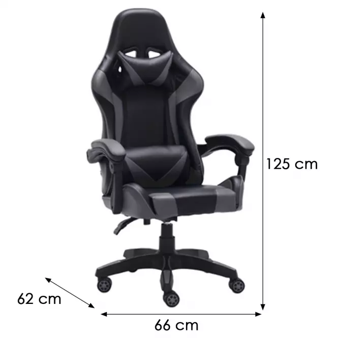 Kreslo Pre Hráča Remus Sivá