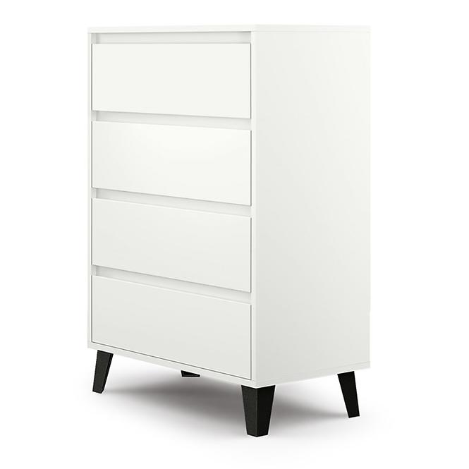 Komoda Scandi 4S Biela,3