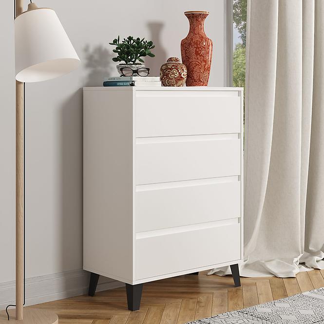 Komoda Scandi 4S Biela,7