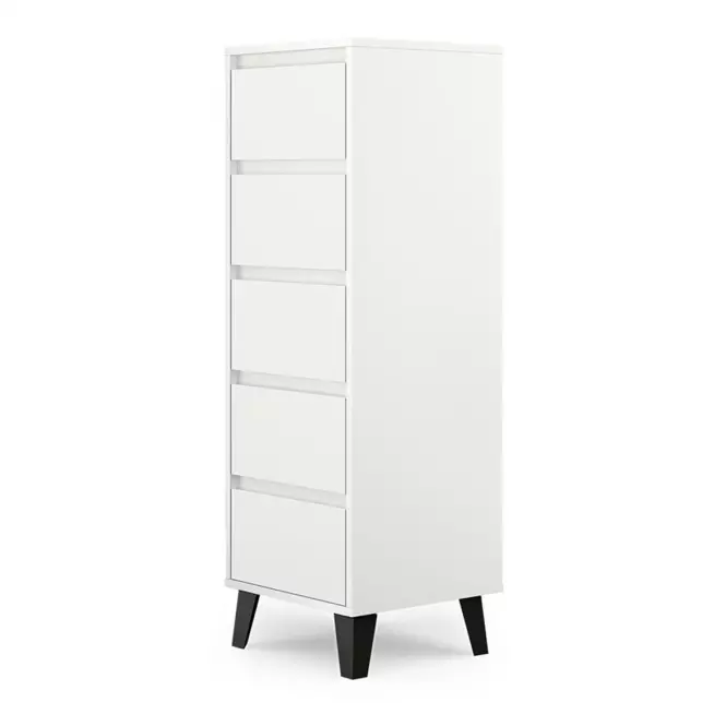 Komoda Scandi 5S Biela