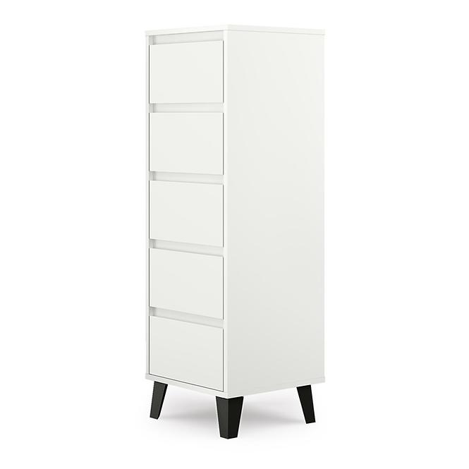 Komoda Scandi 5S Biela