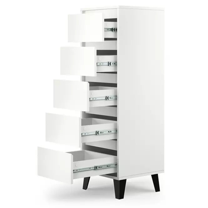 Komoda Scandi 5S Biela