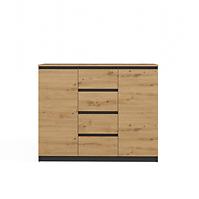 Komoda 2D4S Antracit/Artisan