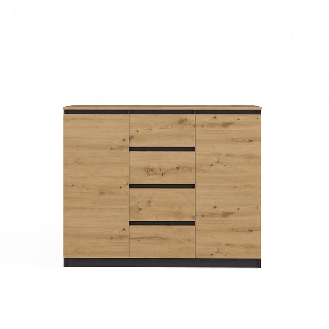 Komoda 2D4S Antracit/Artisan