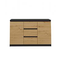 Komoda 2D3S Antracit/Artisan