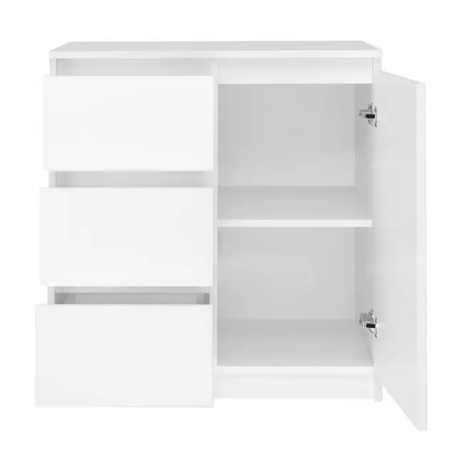 Komoda 1D3S Biela