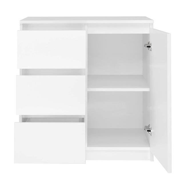 Komoda 1D3S Biela