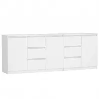 Komoda Costa 1d3s 2d3s Biela