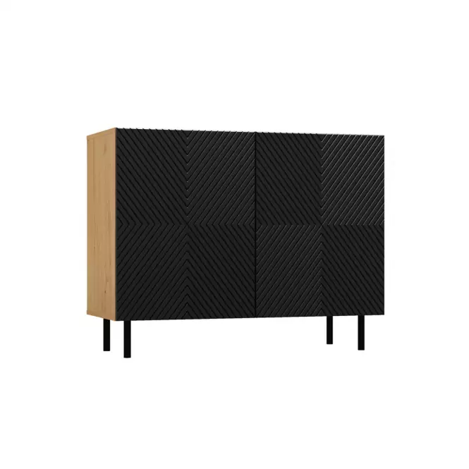 Komoda Kama 2D Artisan/Čierna