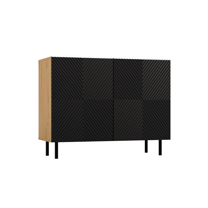 Komoda Kama 2D Artisan/Čierna