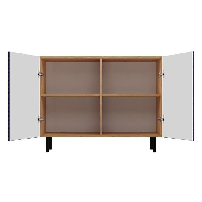 Komoda Kama 2D Štvorec Artisan/Granát