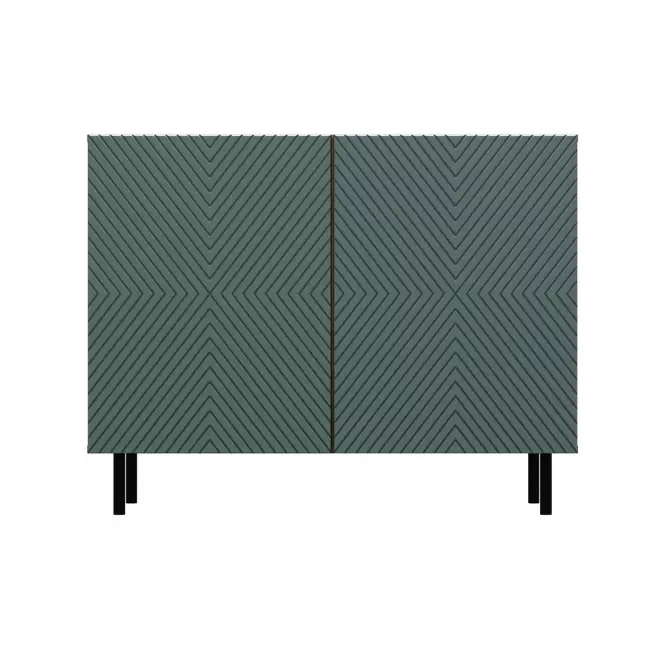 Komoda Kama 2D Štvorec Artisan/Zelená