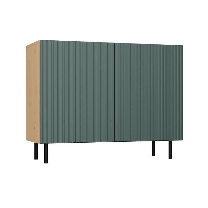 Komoda Kama 2D Slim Artisan/Zelená